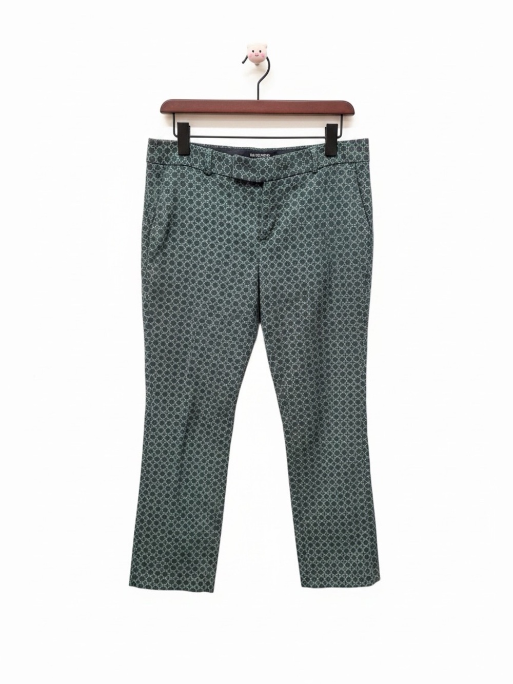 Banana Republic Green Geometric Chinos
